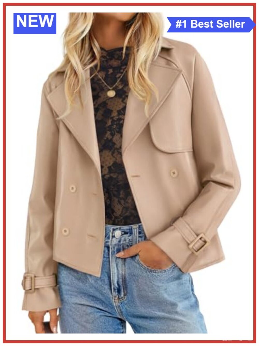 Lapel Faux Leather Motorcycle Jacket Button Down Moto Biker Oversized